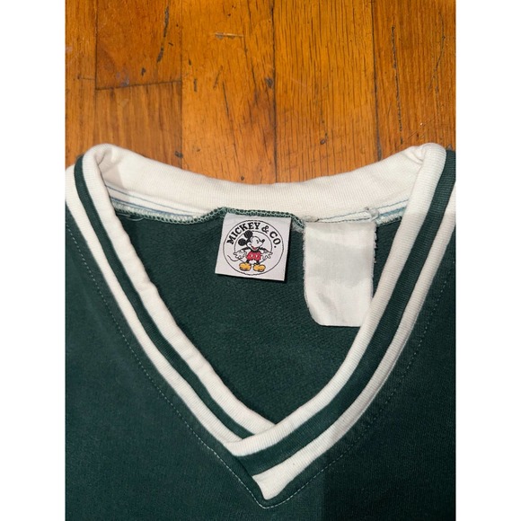 Vintage 90s Mickey & Co Disney Hockey Sweatshirt Size XL - Picture 4 of 8